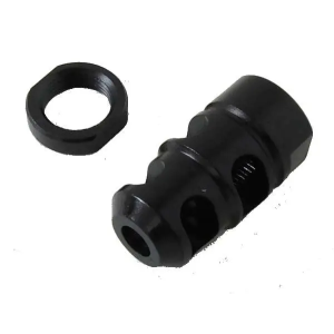 Kel-Tec PLRSU582 PLR-22 Muzzle Brake Kit 22 LR 1/2-28 tpi Black Steel