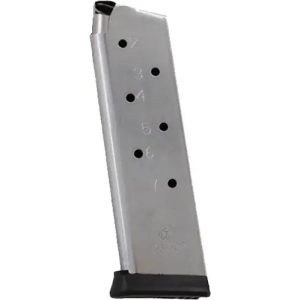 METALFORM MAGAZINE 1911 GOVT. .45ACP 7RD S/S REMOVABLE BASE