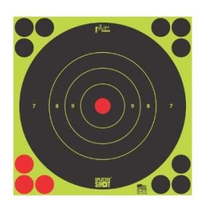 Battle Hawk Armory 8IN GREEN BULLS EYE TARGET 30 QTY PK BG