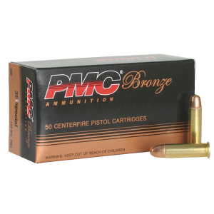 PMC 38G Bronze 38 Special 132 gr Full Metal Jacket (FMJ) Ammunition 50rd BOX