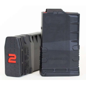 AMEND2 AICS 7.62X51 SHORT ACTION 12RD BLACK POLYMER MAGAZINE( 50 PER CASE )