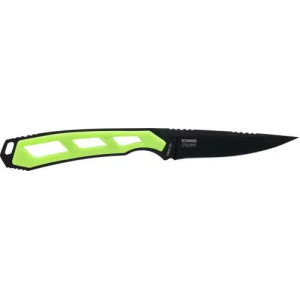 SCHRADE KNIFE ISOLATE CAPER FIXED 3 AUS-10 BLACK/GREEN