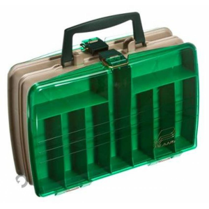 PLANO DBL SIDED SATCHEL SAND/GRN