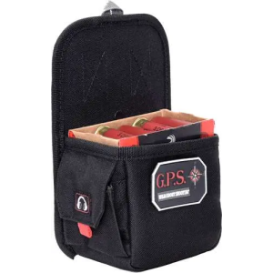 G*Outdoors GPS-575BCB Single Shotshell Box Carrier 600D Polyester Black 1 Box of 12 or 20 GA Shells