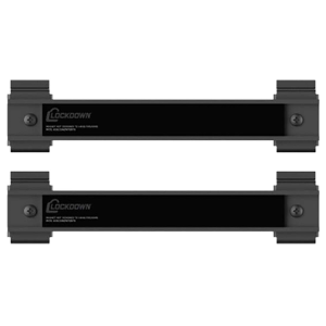 Lockdown 1215349 Securewall  Black 8 Steel 2 Pack