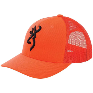 BROWNING CAP PROOF BLAZEORANGE W/BUCKMARK MESH BACK MID PRFLE