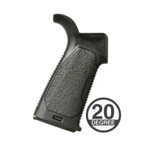 Strike AR-OMPG-20 AR Enhanced Pistol Grip 20 Degrees AR Platform Black Rubber