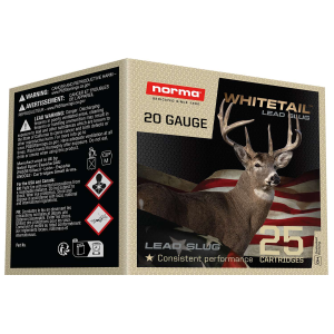 NORMA 1198043420 20G 2.75 SLUG WHITETAIL 25/10