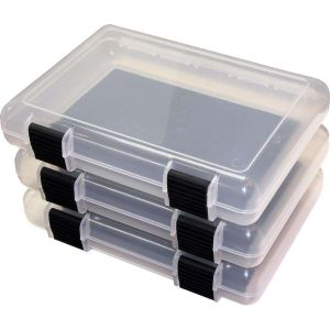 MTM IN SAFE STORAGE CASE 12 IN CLEAR FOR LARGER HGS ( 3 PACK )