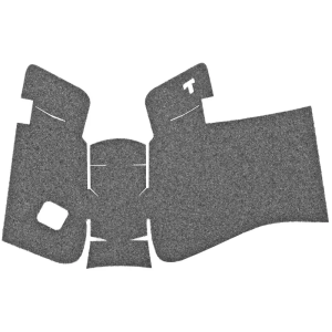 Talon Grips 382G Adhesive Grip Glock 19 Gen5 Textured Black Granulate