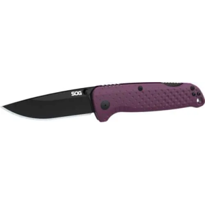 SOG KNIFE ADVENTURER LB 3.5 BLADE DUSK PURPLE/BLACK