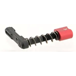 Strike ARSMCRED Magazine Catch AR-Platform Red Aluminum