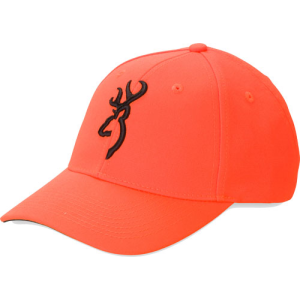 Browning Safety Cap with 3-D Buckmark Blaze Orange