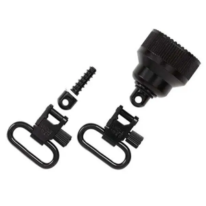 Uncle Mikes 18112 Shotgun Swivels 1 Black Mossberg 590/835