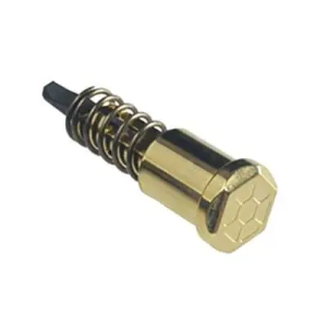 Strike AR-FA-GC AR Forward Assist Carbon Steel Gold Coat with Hex Design
