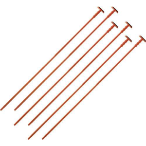 GSS ORANGE RIFLE RODS .22 CALIBER 6-PACK