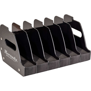Hornady 95832 6 Gun Pistol Rack Metal w/Foam and Plastic Dividers Holds 6 Pistols