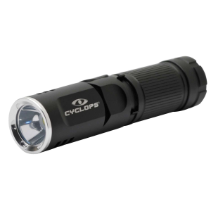 Cyclops CYCFLX400 Rechargeable LED 400/160 Lumens LED Flashlight Aluminum Black