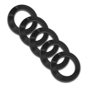 Grovtec US Inc GTHM320 Crush Washer 308 Cal Black Nitride Steel 5/8-24 tpi Rifle 5 Per Pack