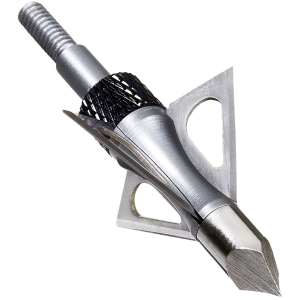Allen 14635 Impact Fixed Blade Broadhead Stainless Steel Blades Silver 3 Pack