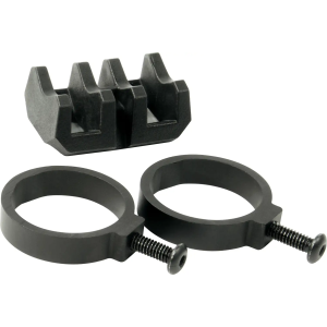 Magpul MAG614-BLK Light Mount V-Block and Rings Black Aluminum/Polymer