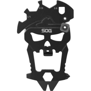 SOG MACV TOOL HARDCASED BLACK KEYCHAIN TOOL W/12 COMPONENTS