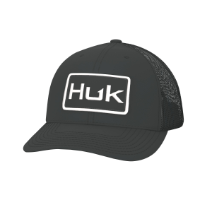 HUK HUK LOGO TRUCKER BLACK