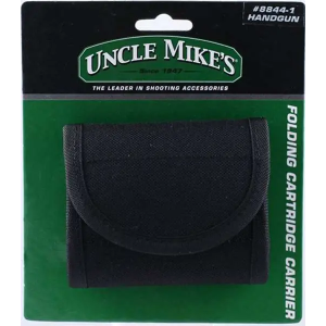 Uncle Mikes 8844 Folding Cartridge Carrier Handgun 12 Rounds Black Nylon