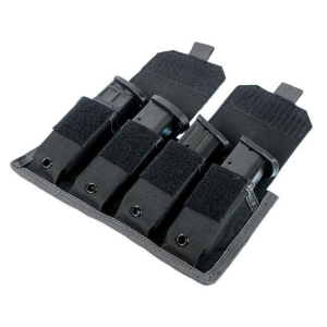 M&P Accessories 110178 Pro Tac Mag Pouch Holds 4 Mags Nylon Black