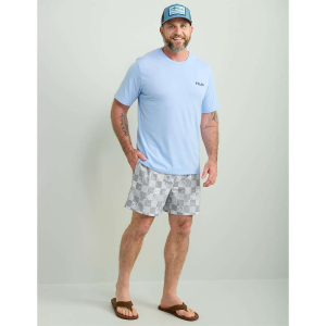 HUK KC BADGE SERIES TEE WINDSURFER SS L