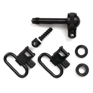 Uncle Mikes 11712 Rifle Swivels 1 Autoloader Black Remington 7400