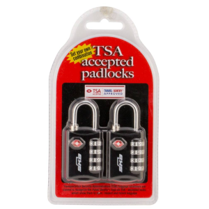SKB 1SKBPDL TSA Padlock Combination Black 2 Pack