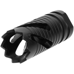 TacFire MZ10213B Thread Crown 308 Win Muzzle Brake 5/8-24 tpi Black Oxide Steel