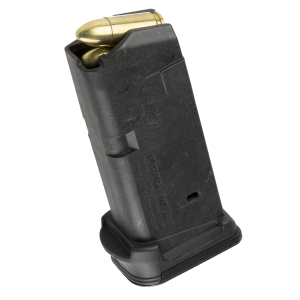 Magpul MAG674-BLK PMAG GL9 9mm Luger Glock G26 12rd Black Detachable