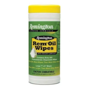 Remington Accessories 18384 Rem Oil Pop Up Wipes Multiple 7 x 8 60 Count
