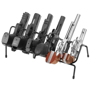 Past 222210 LockDown 6 Gun Handgun Rack Black