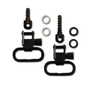 Grovtec US Inc GTSW23 Locking Swivel Set 1 Black Steel Rifle