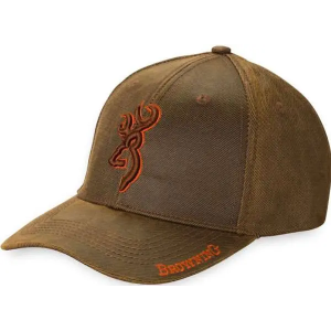 BRN BM CAP RHINO BROWN/ORG LOGO