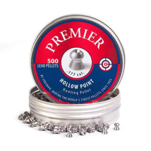 Crosman LHP77 Premier Hunting .177 Pellet Lead Hollow Point 500 Per Tin