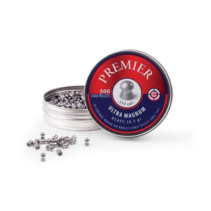 Crosman LUM177 Premier .177 Pellet Lead Domed Heavy Pellet 500 Per Tin
