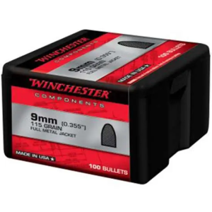 WIN WB9MC115X BUL 9MM 115 FMJFB 100/10