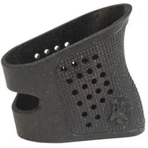 Pachmayr 05175 Tactical Grip Glove Glock SubCompacts Soft w/Finger Grooves Black Rubber