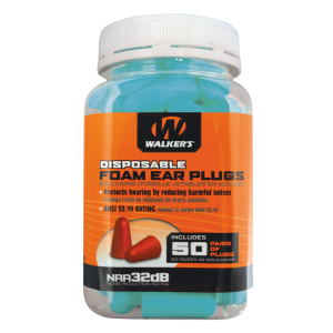 Walkers GWPFP-50PKTL Foam Ear Plugs 33 dB Teal 50 Pair