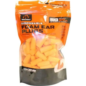 Walkers GWPFP50BAG Foam Ear Plugs  32 dB Orange 50 Pair