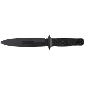Cold Steel CS-92R10D Rubber Training Peace Keeper I 7 Fixed Plain Rubber Blade Black Santoprene Handle