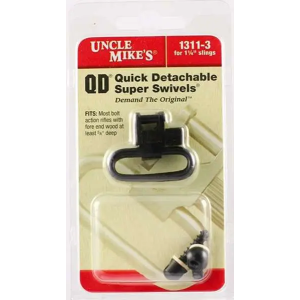 Uncle Mikes 13113 Standard Swivels Wood Screw Type1.25 Bolt Blued