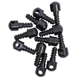 Grovtec US Inc GTHM60 Wood Screw Swivel Studs 0.5 12-Pack Black