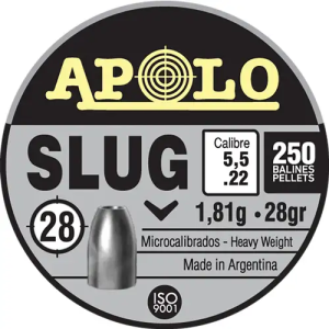 HATSAN APOLO .22 SLUG 28 GRAIN 250 PACK