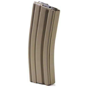 ASC AR15 MAGAZINE .223 FDE STS W/BLK FOLLOWER 30/RD