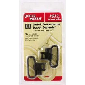Uncle Mikes 14033 Standard Swivels QD Super Swivel with Tri-Lock 1.25 Blued